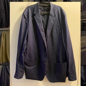 Navy blue men’s blazer